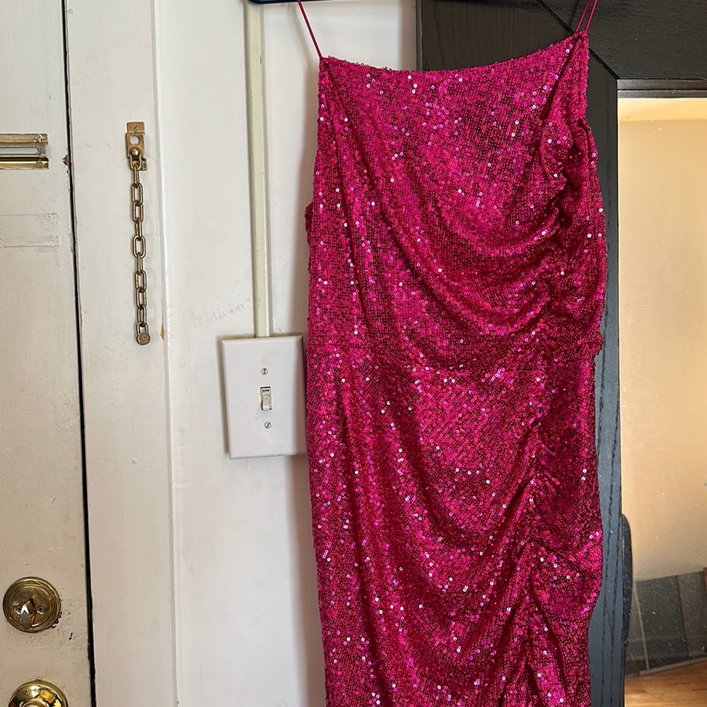 Beautiful Pink Sequin Gown